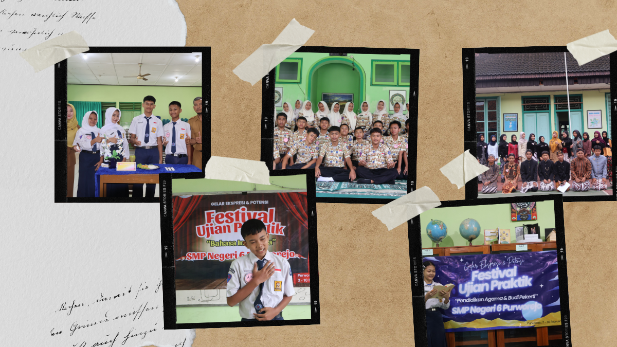 GELAR EKSPRESI & POTENSI FESTIVAL UJIAN PRAKTIK KELAS IX